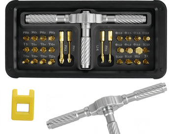 Nanwei 30-in-1 Magnetic Screwdriver Set with Steel Handle
