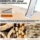 CR-V wood chisel set