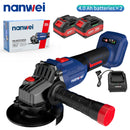NW-A8312 Brushless Cordless Angle Grinder M14 Grinding Machine Cutting Electric Grinder 20V for 18V Battery Power Tool DIY Trigger-6