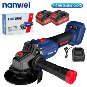 NW-A8312 Brushless Cordless Angle Grinder M14 Grinding Machine Cutting Electric Grinder 20V for 18V Battery Power Tool DIY Trigger
